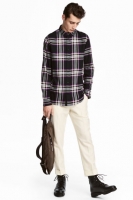 HM   Checked cotton flannel shirt