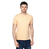 Debenhams  Red Herring - Orange roll sleeve slim fit t-shirt