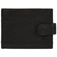 Debenhams  Made by Stitch - Black Naddle leather leather RFID wallet