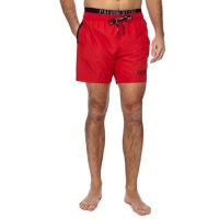 Debenhams  Calvin Klein - Red double waistband swim shorts