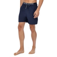 Debenhams  Calvin Klein - Navy double waistband swim shorts