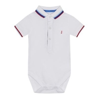 Debenhams  J by Jasper Conran - Baby boys white pique polo bodysuit