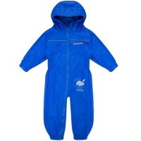 Debenhams  Regatta - Kids Blue Puddle waterproof onesie