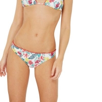 Debenhams  Dorothy Perkins - Beach ivory floral stitch bikini bottoms