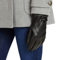 Debenhams  Phase Eight - Black embellished leather gloves