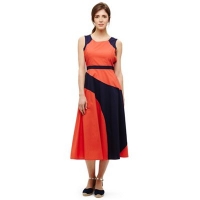 Debenhams  Phase Eight - Orange chelle colour block dress