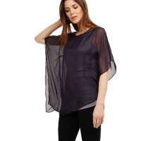 Debenhams  Phase Eight - Grey harper silk blouse