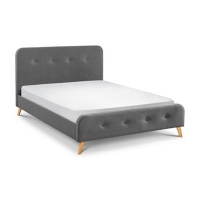 Debenhams  Debenhams - Wood Butler bed frame with Elite mattress