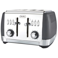 Debenhams  Breville - Matte grey Strata 4 slice toaster VTT764