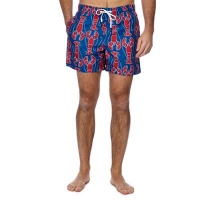 Debenhams  Tommy Hilfiger - Blue lobster print swim shorts