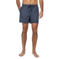 Debenhams  Tommy Hilfiger - Navy geometric print swim shorts