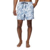 Debenhams  Maine New England - Blue shell print swim shorts
