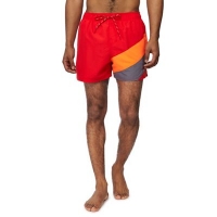 Debenhams  Nike - Red colour block swim shorts