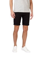 Debenhams  Burton - Black stretch denim shorts