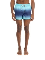 Debenhams  Burton - Blue dip dye pull on swim shorts