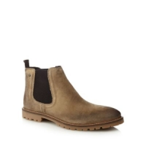 Base London - Taupe suede Turret Chelsea boots