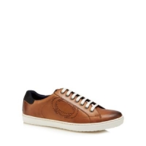 Base London - Tan leather Wafer trainers