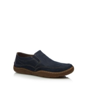 Hush Puppies - Navy Sway slip-on shoes