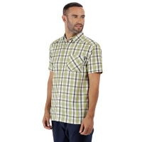 Debenhams  Regatta - Green Mindano short sleeves shirt