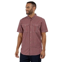 Debenhams  Regatta - Red Rainor short sleeved shirt
