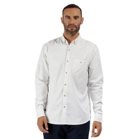 Debenhams  Regatta - White Bacchus long sleeved shirt