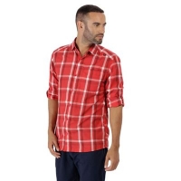 Debenhams  Regatta - Red Mindano long sleeved shirt