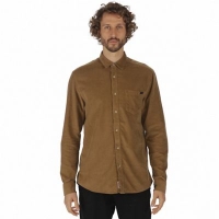 Debenhams  Regatta - Brown Benton long sleeve shirt