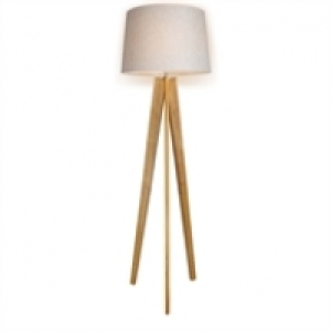 Poppy Tripod Natural Floor Lamp