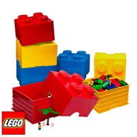 HomeBargains  Lego Stackable Square Storage Brick