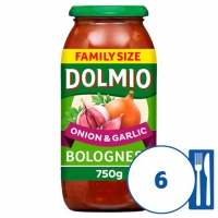 Tesco  Dolmio Bolognese Onion And Garlic Pasta Sauce 750G