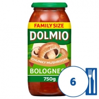 Tesco  Dolmio Bolognese Chunky Mushroom Pasta Sauce 750G
