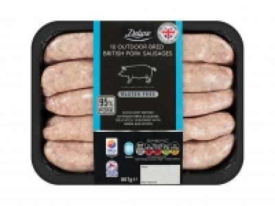 Deluxe 10 Outdoor Bred British Pork Sausages £1.99