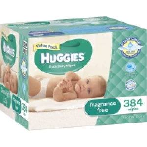 BigW  Huggies Baby Wipes 384 Pack - Fragrance Free