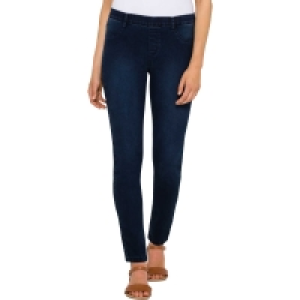Emerson Womens Long Denim Jegging - Indigo