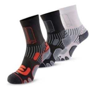 Orange Cycling Socks 3-Pack 6-8.5