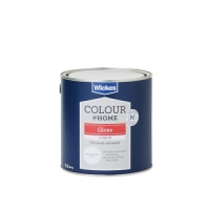 Wickes Colour @ Home Liquid Gloss Paint - Pure Brilliant Whi £17.99