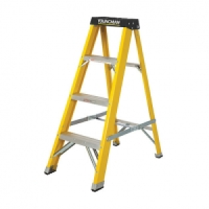 Youngman GRP 4 Tread Heavy Duty Fibreglass Stepladder &pound;57.92