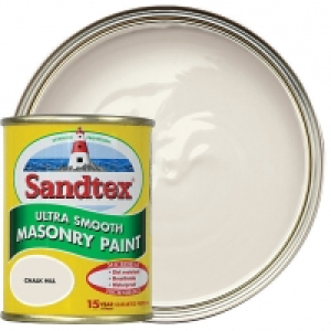 Sandtex Smooth Masonry Paint - Chalk Hill 150ml &pound;2.48