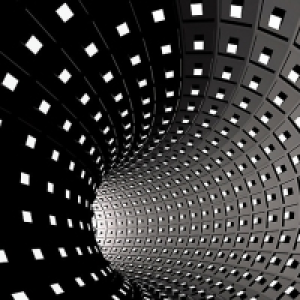 ohpopsi Infinity Wall Mural Black - 19.6m (XL) £79.99