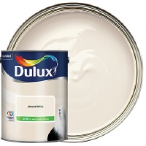 Dulux Silk Emulsion Paint - Almond White 5L £22.00