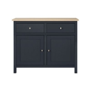 Debenhams  Corndell - Small dark grey Marlow sideboard