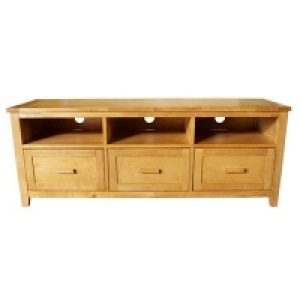 Debenhams - Oak effect Fenton 3 drawer TV table