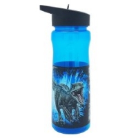Partridges Polar Gear Jurassic World Flip and Flow Drink Bottle 600ml - Blue