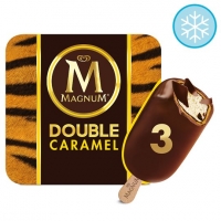 Tesco  Magnum Double Caramel Ice Cream 3 X88ml