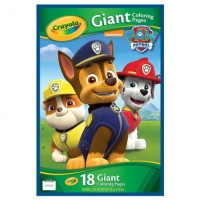 BMStores  Crayola Paw Patrol Giant Colouring Book