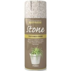 Rust-Oleum Stone Textured Spray Paint Pebble 400ml &pound;3.75