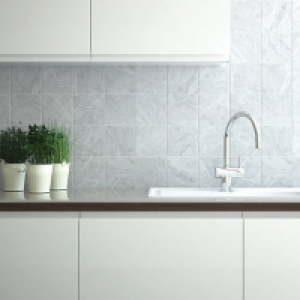 Wickes Azzara Connect Grey Field Ceramic Tile 150 x 150mm &pound;14.84