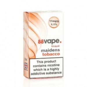 88vape E-liquid 11mg Butlers 10ml £1.00