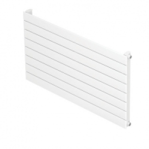 QRL Slieve Single Panel Horizontal Designer Radiator - White &pound;332.00