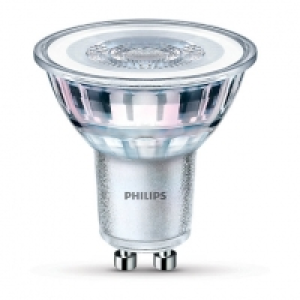 Philips LED Glass Spotlight Bulb - 4.6W GU10 - 2 Pin &pound;2.00